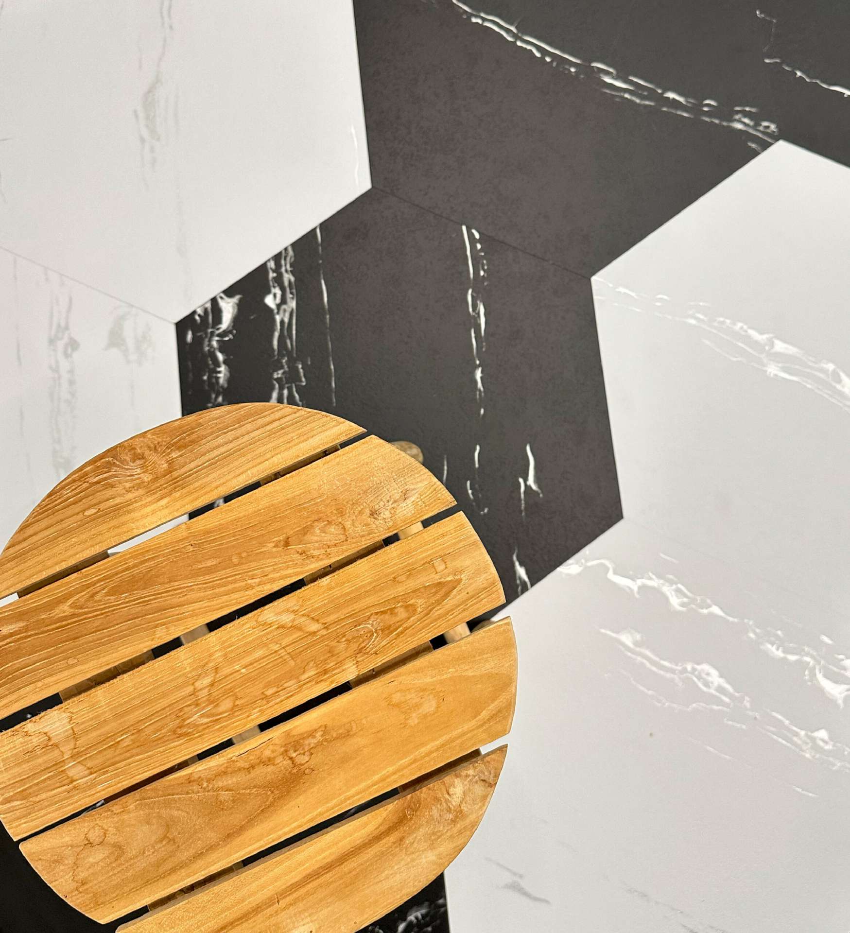 Hexagon Black — TFD Floortile